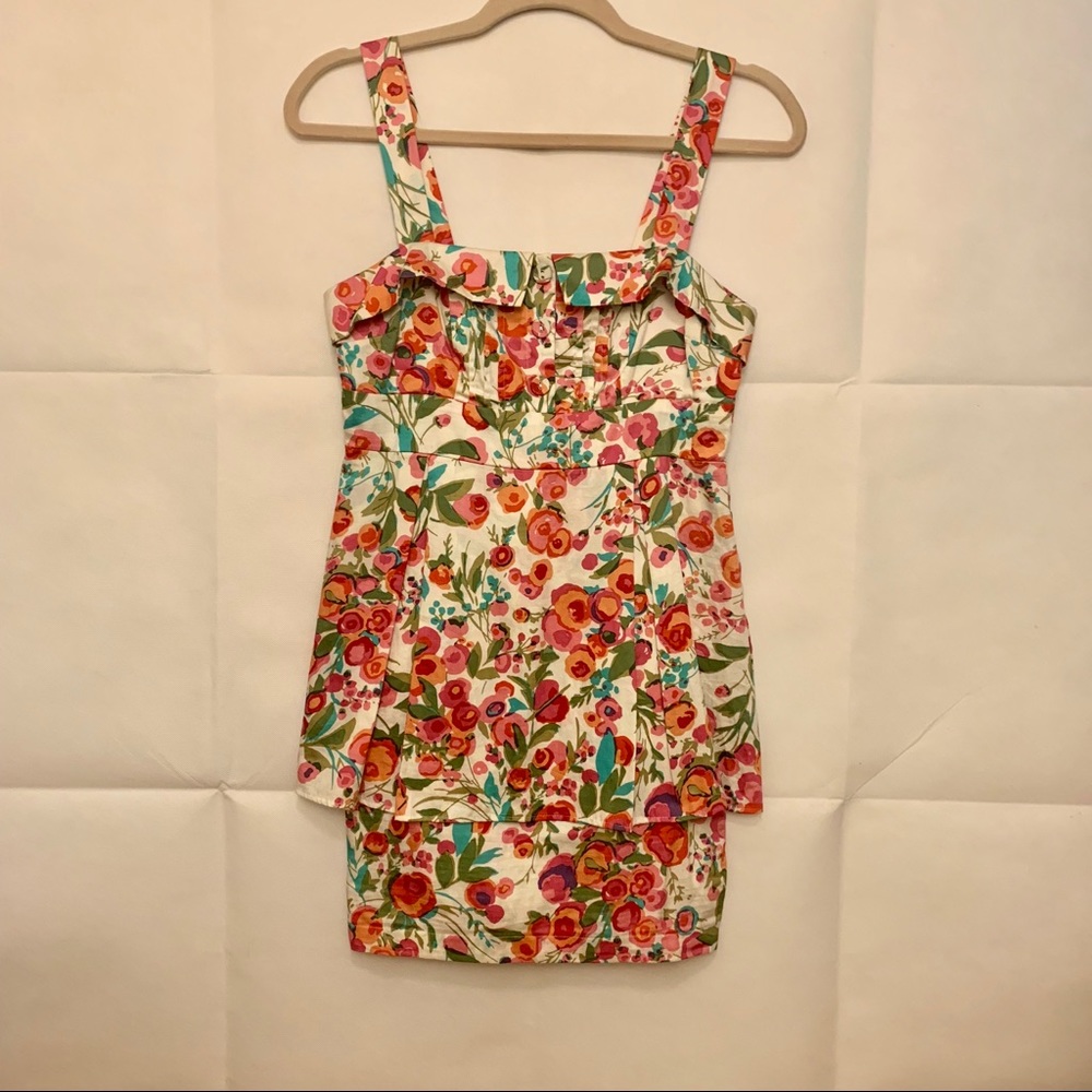 Women’s Small Bright Floral Tank Dress